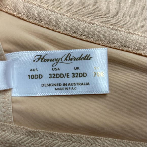 HONEY BIRDETTE 32DD 70E bustier corset shaper top push up nude skin color - Picture 7 of 9